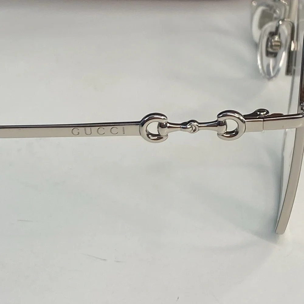 New Authentic GG0952o Gucci Glasses 'Silver Black' GG0952O-003
